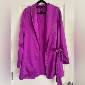 Savage X Fenty Purple Soft Pajama‎ Robe